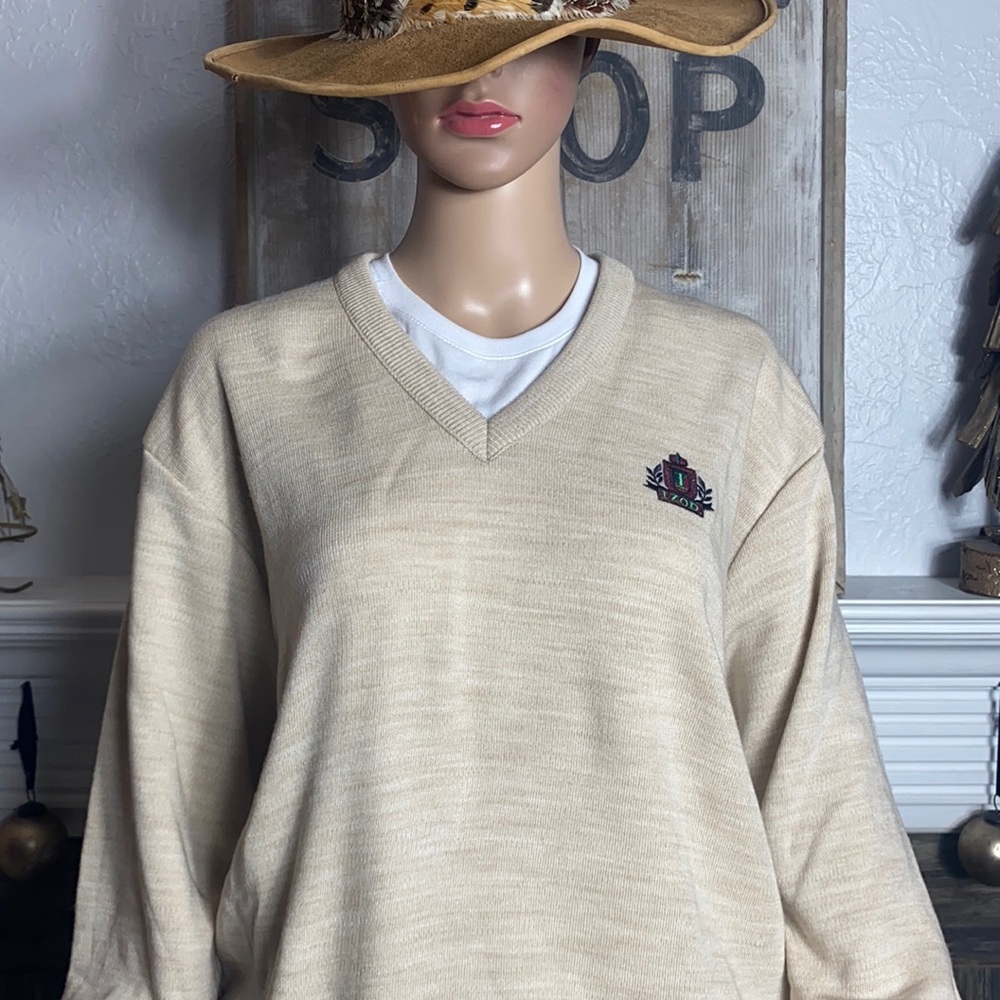 Vintage V-neck Izod Sweater